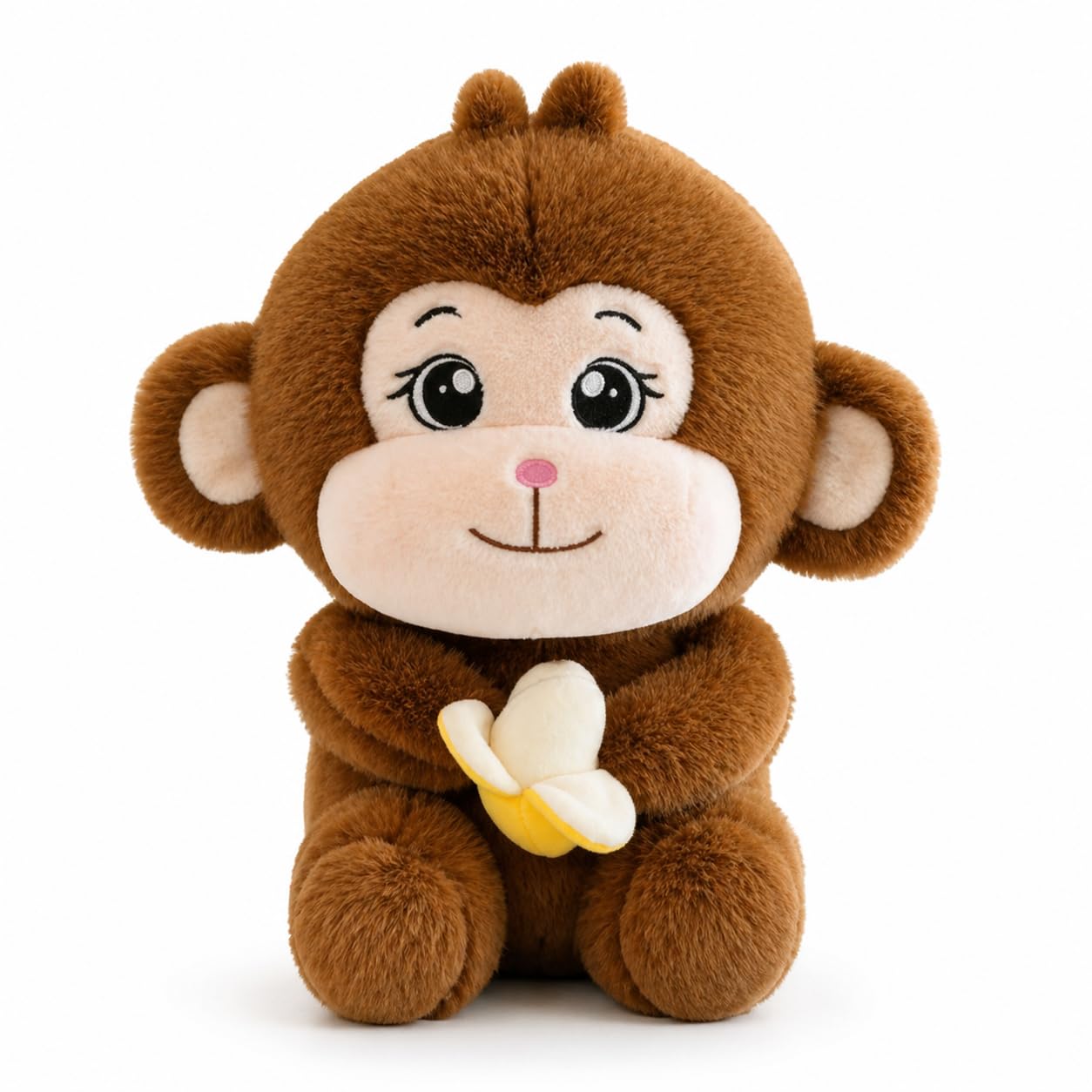 Liquortees Monkey Soft Toy Teddy Bear Plush Stuffed Animal, Cute Huggable Monkey for Baby Boy & Baby Girl, Girlfriend, Soft Plush Toy for Kids, Baby Gift, Cuddly Animal Toy-image-41