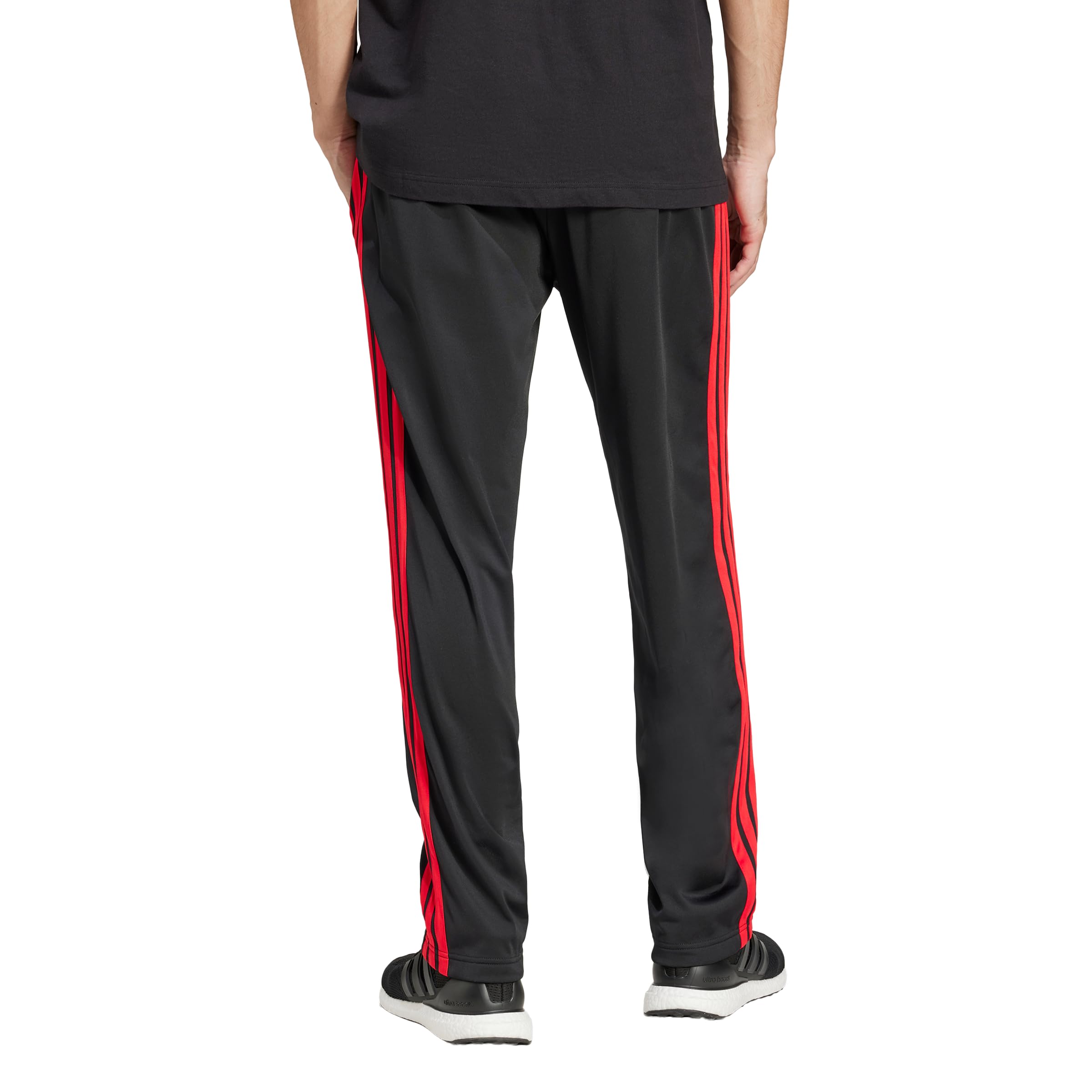 Adidas Men's 3-Stripes Tricot Open Hem Track Pants Sweatpants, Collegiate Green, Medium