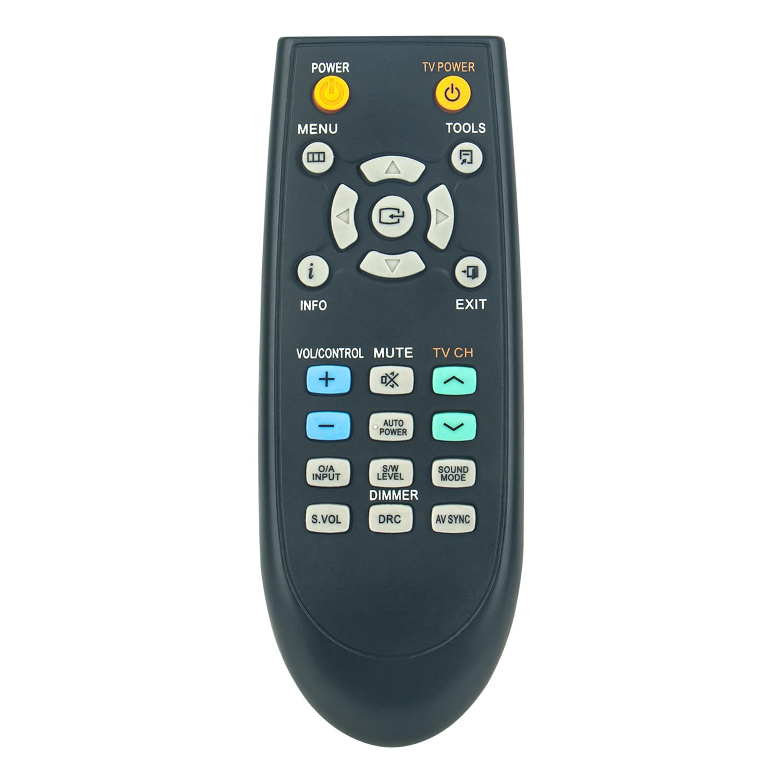 AULCMEET AH59-02196G New Replacement Remote Control fit for Samsung Soundbar Speaker System HWC451/XAA HWC470 HWC470/XEE HWC450 HWC451 HTSB1 HTWS1