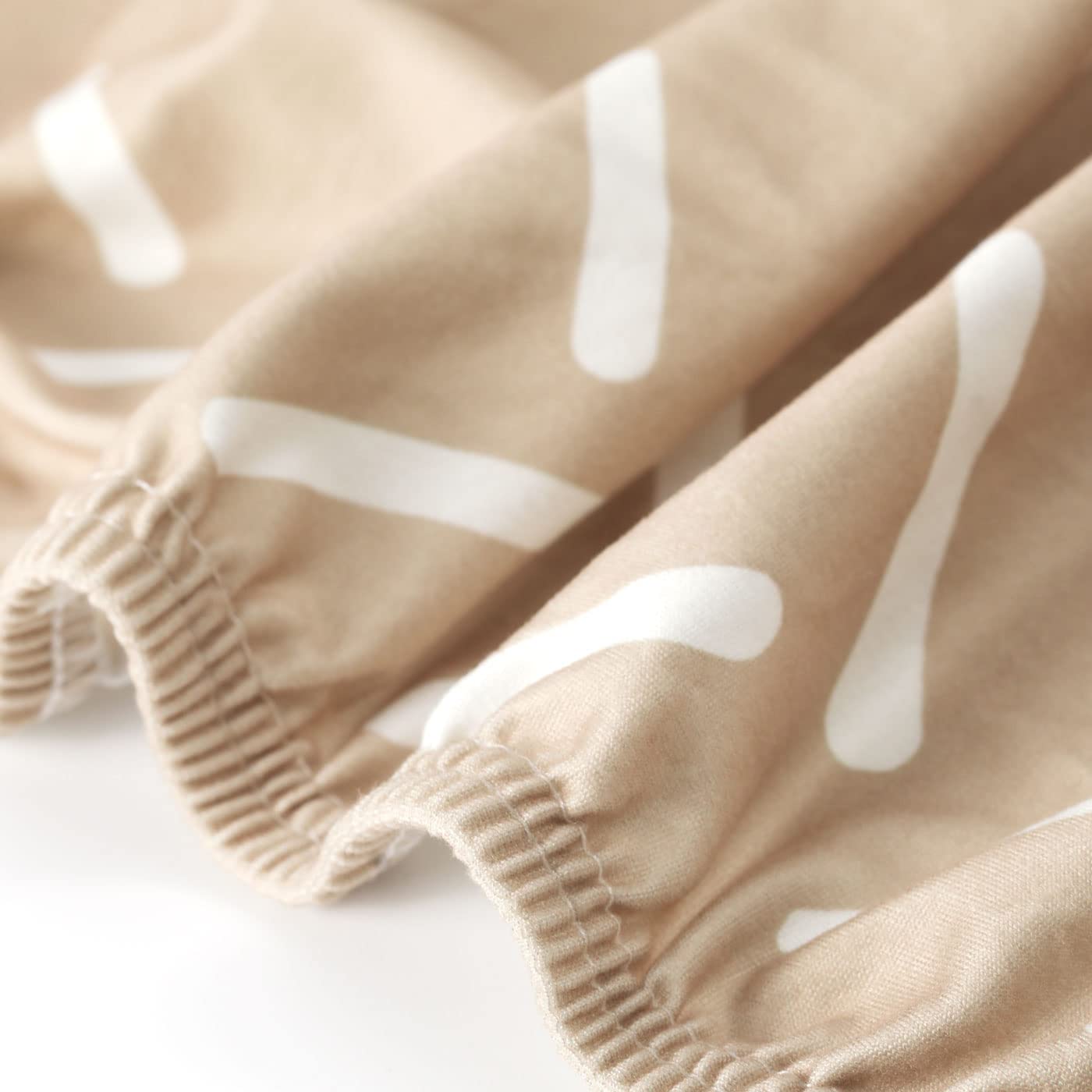 Juego de 2 Sábanas Bajeras Elásticas de Punto Ultra Suave para Patio, para Cunas, para Colchones, Fundas de Colchón de Patios