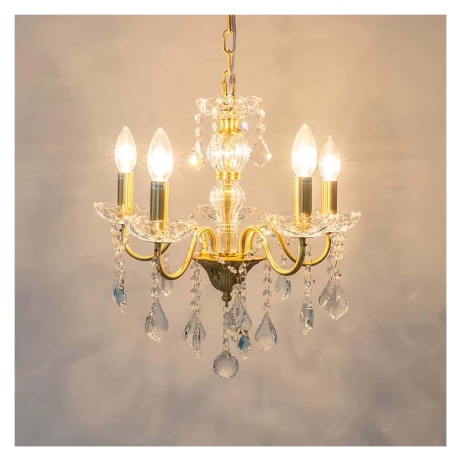CSXSXAUO Luxury Crystal Ceiling Hanging Lamp Chandelier ht Suspension Modern Chandeliers for Living Room Decor Home ﻿