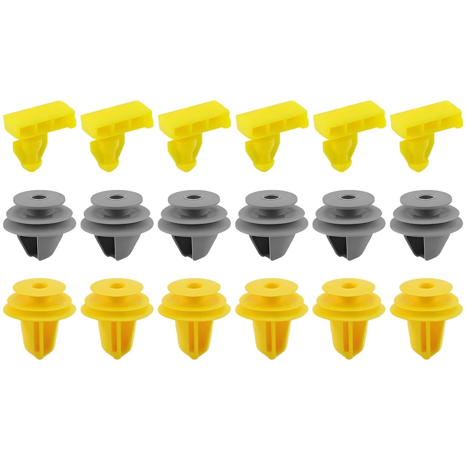 Set Di Clip Per Passaruota Nissan Qashqai MK2 J11 (2014-2021) – 18 Pezzi In Nylon, Sostituzione 76847-JG00A, 76847-4EA0A, 84953-JA00A