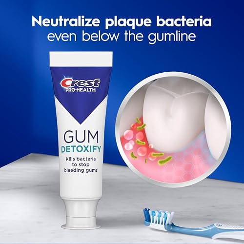 Miniatura 5 de Crest Pro-Health - Pasta de dientes desintoxicante para limpieza profunda, 4.8 onzas, paquete de 3  Pasta dental antibacteriana antibacteriana,