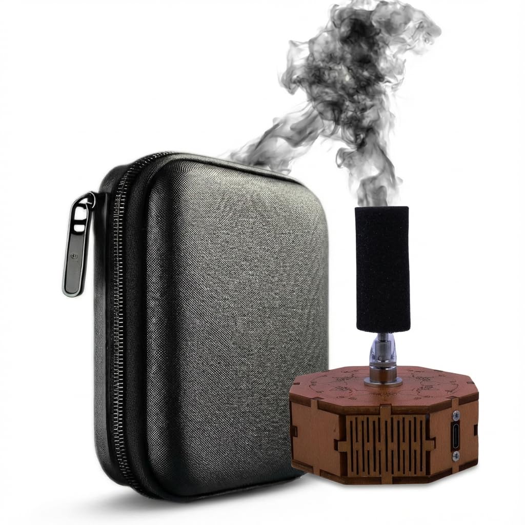 Multifunctional Handheld Fog Machine – Portable Smoke Generator for Parties, Photography, Home Events, and Creative Projects (Flat Octagon)