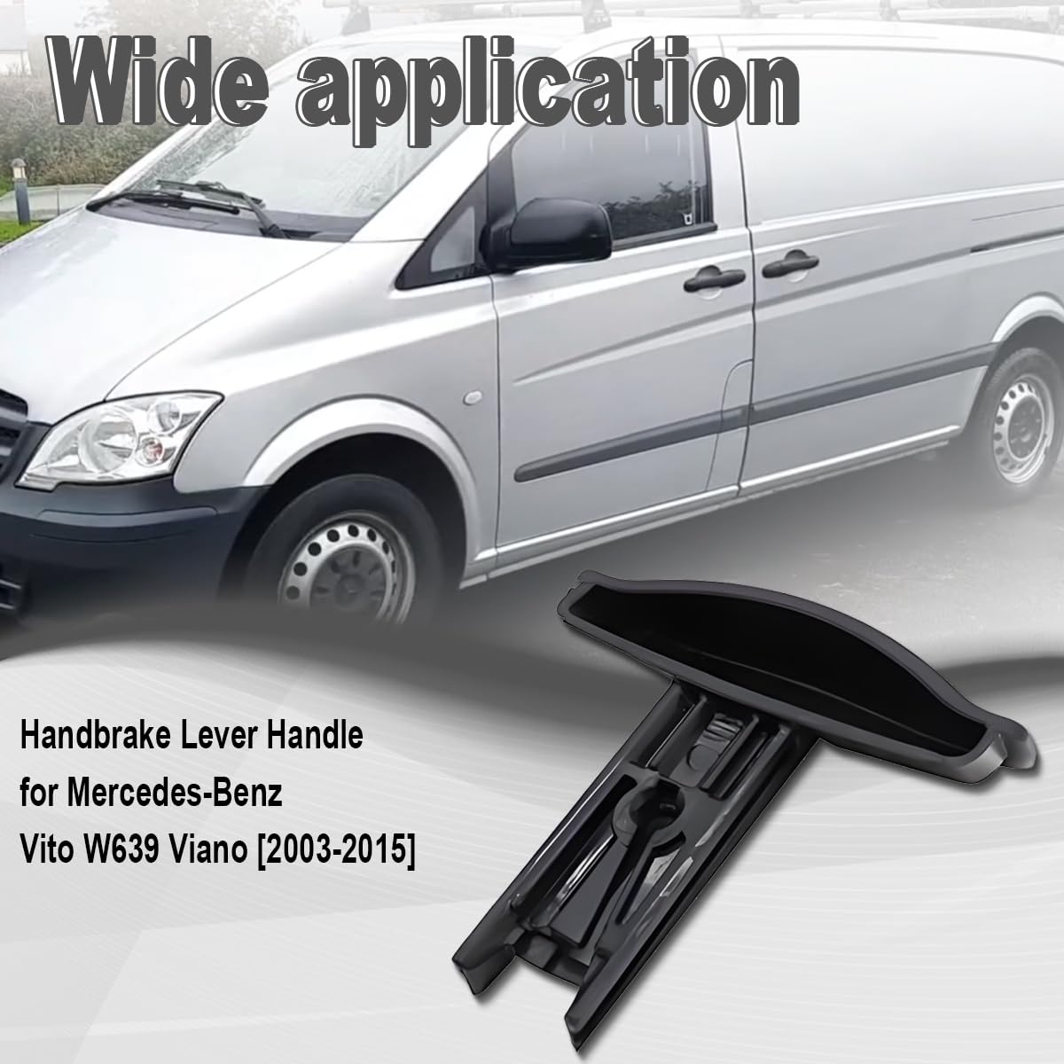 ZAMDOE A6394270020 Handbremshebelgriff für Mercedes-Benz Vito W639 Viano [2003-2015] Handbremshebel Vito, Tbest Handbremshebel, Feststell-Handbremshebelgriff A6394270020 Ersatz Passend