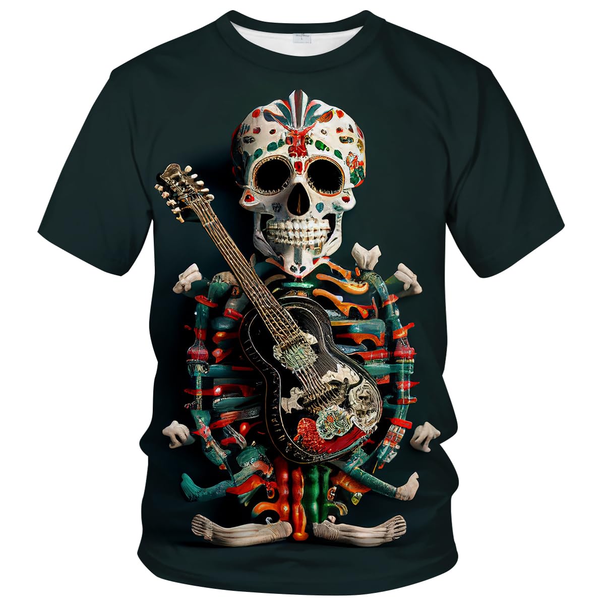 LAOLIUSN Funny Men's Mexicana Mexico T Shirt Mayan Aztec Theme Tee Shirt