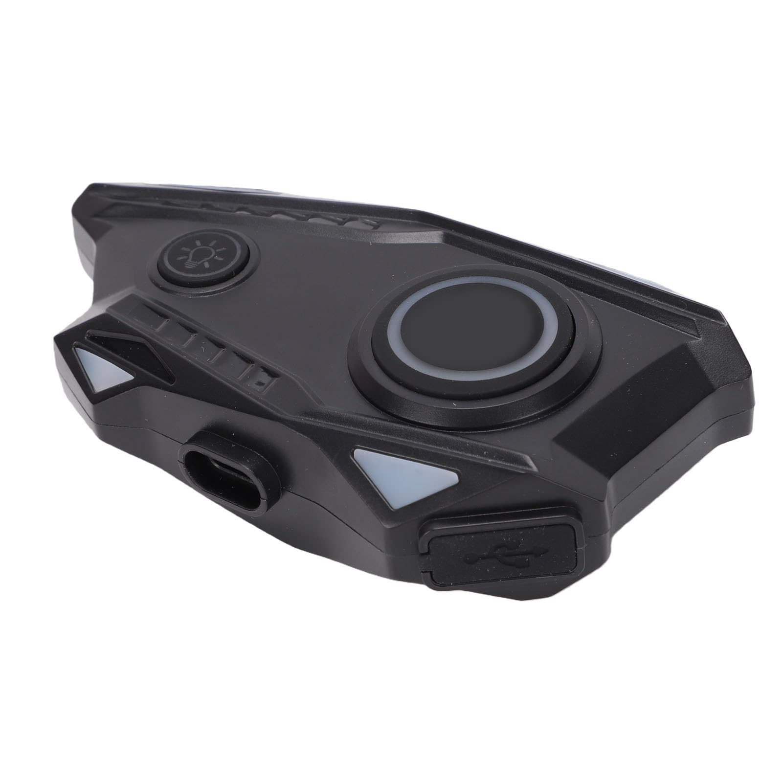 Yctze Auricolare Bluetooth per Casco da Moto con Cancellazione Intelligente del Rumore, Batteria da 1000 MAh Dal Design Ultra Sottile e Impermeabile per Moto da Motoslitta