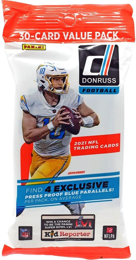30 Cards of Value! 2021 Donruss NFL Football Cello Pack