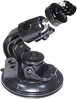 PROtastischer 9 cm Saugnapfhalter, kompatibel mit GoPro Hero SJCAM-Kameras und anderen Kompakt- / Actionkameras