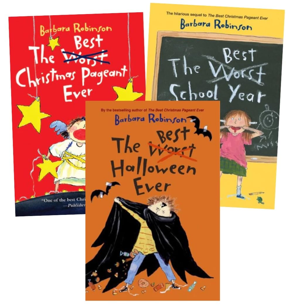The Herdmans Series 3 Books Set - The Best Christmas Pageant Ever, The Best School Year Ever, The Worst Best Halloween Ever