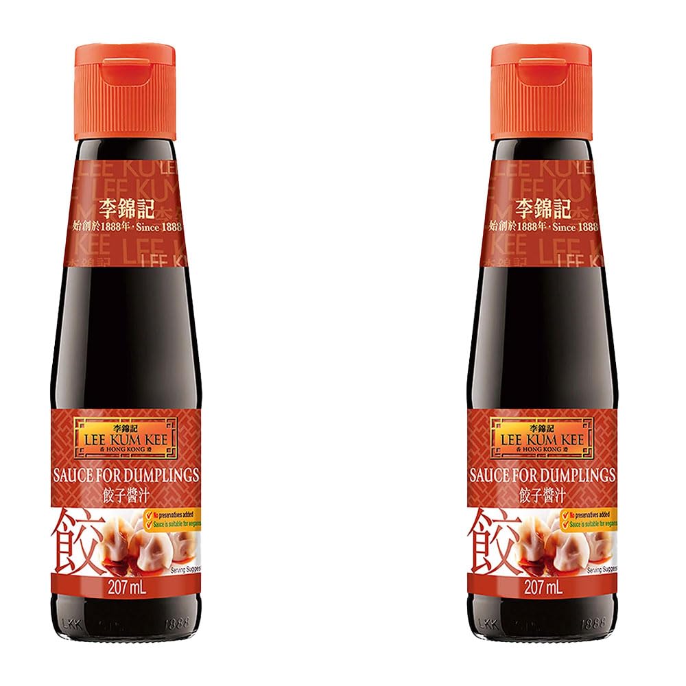 Salsa para Dumplings estilo chino 207 ml, dip para gyozas wonton bao, salado ácido picante
