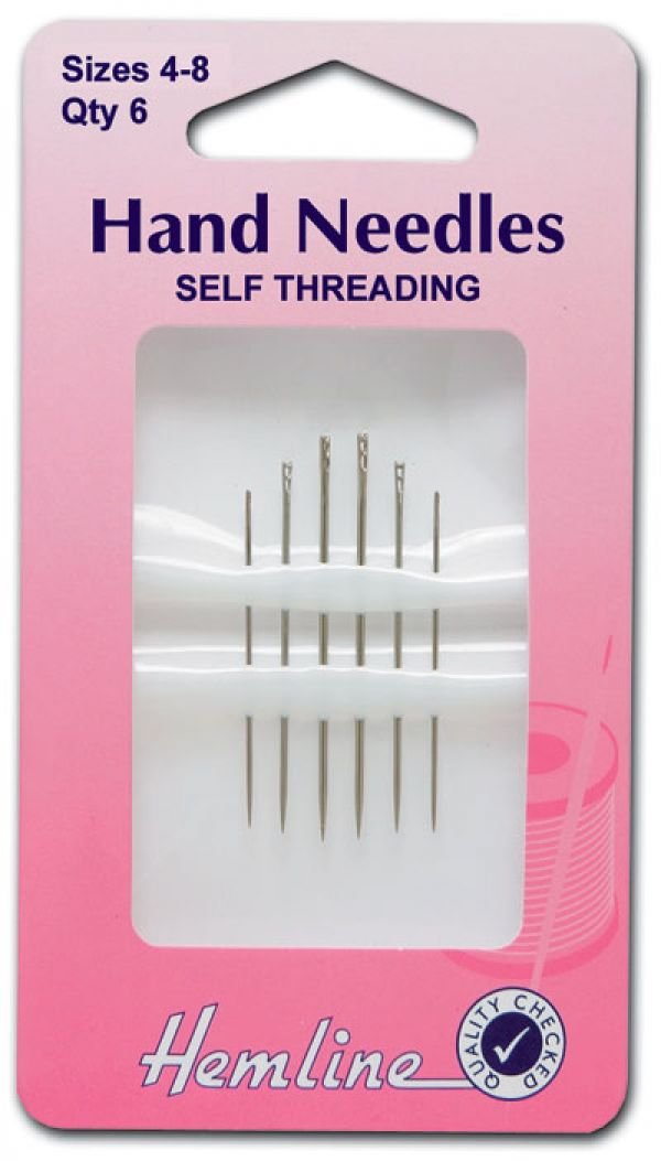 Hemline Self Threading Sewing Needles