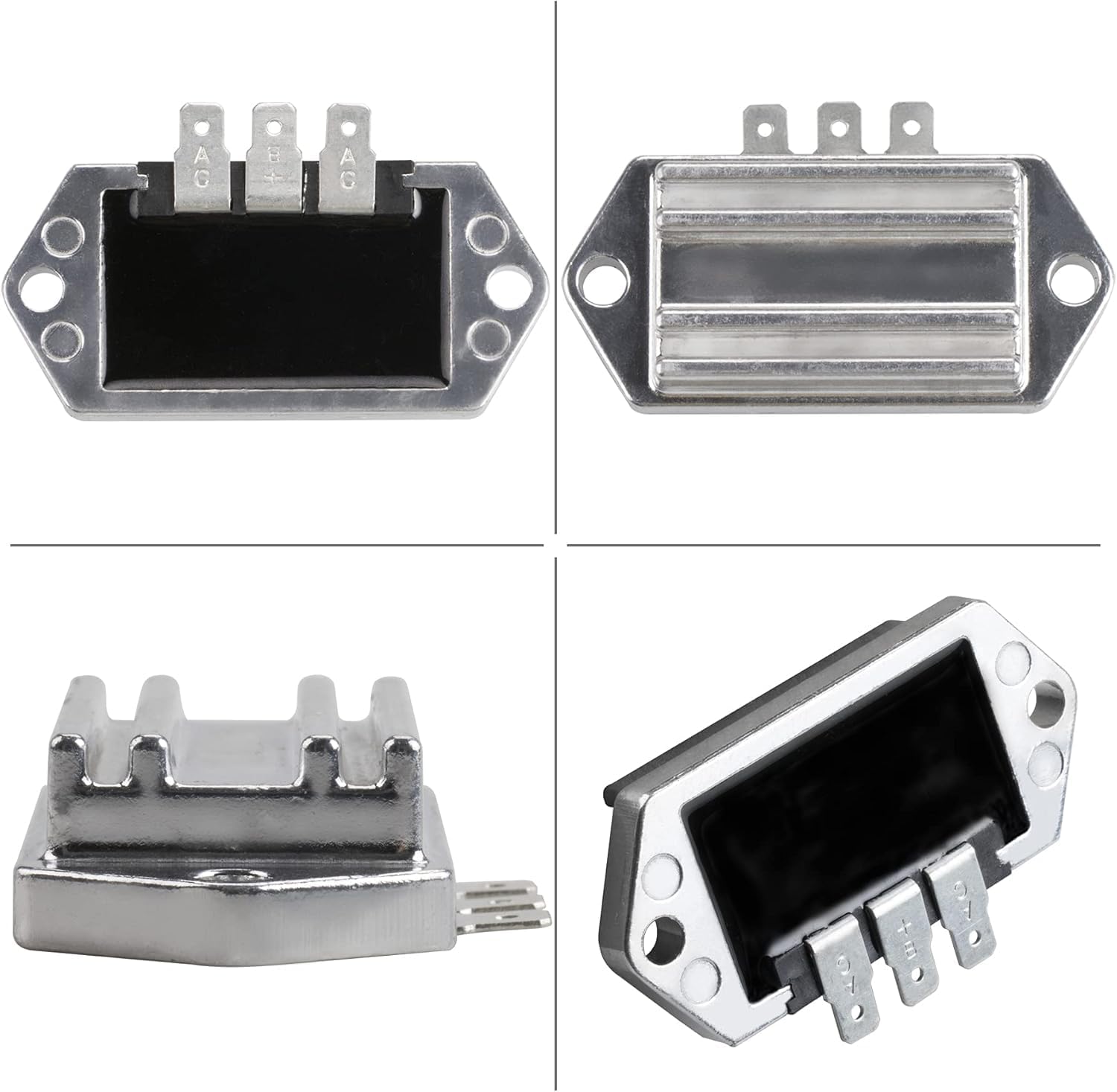 Voltage Regulator Rectifier for Kohler Engine 8-25 HP - Replaces OEM 41 403 09-S, 41 403 10-S, 25 403 03-S - Compatible with Kohler Courage, Command, Aegis Series Lawn Mower, Tractor