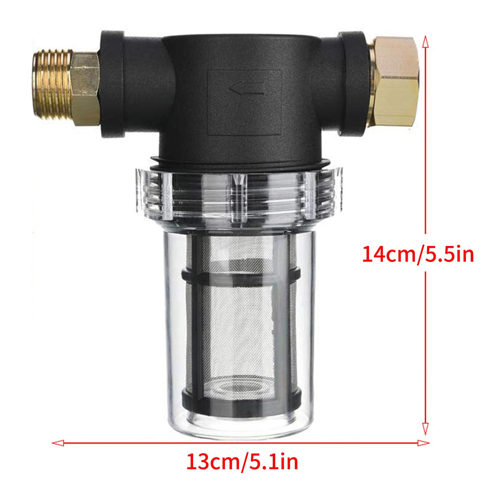 Filtre à Eau 3/4 Pour Tuyau Arrosage | Préfiltre Protection Pompes Et Nettoyeurs Haute Pression - Anti Sédiments