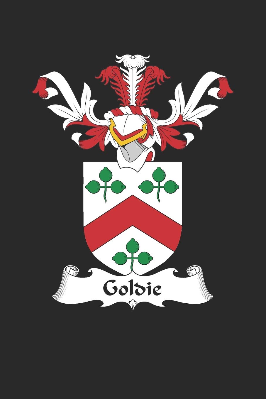 Goldie: Goldie Coat of Arms and Family Crest Notebook Journal (6 x 9 - 100 pages)