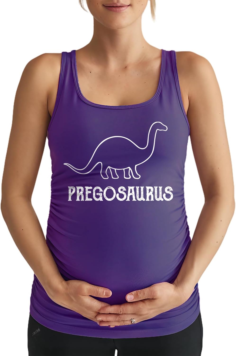 Threadrock Women's Pregosaurus Racerback Tank Top
