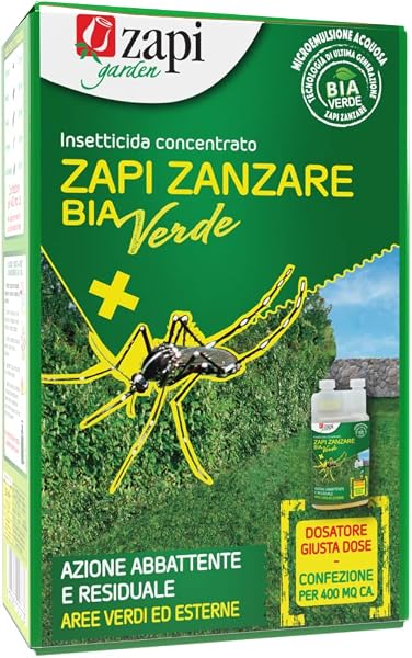 Zapi Garden Bia Verde - Insetticida per Zanzare, Fino a 3 Settimane, Antizanzare Concentrato, Esterno Giardino, 1 litro - 4