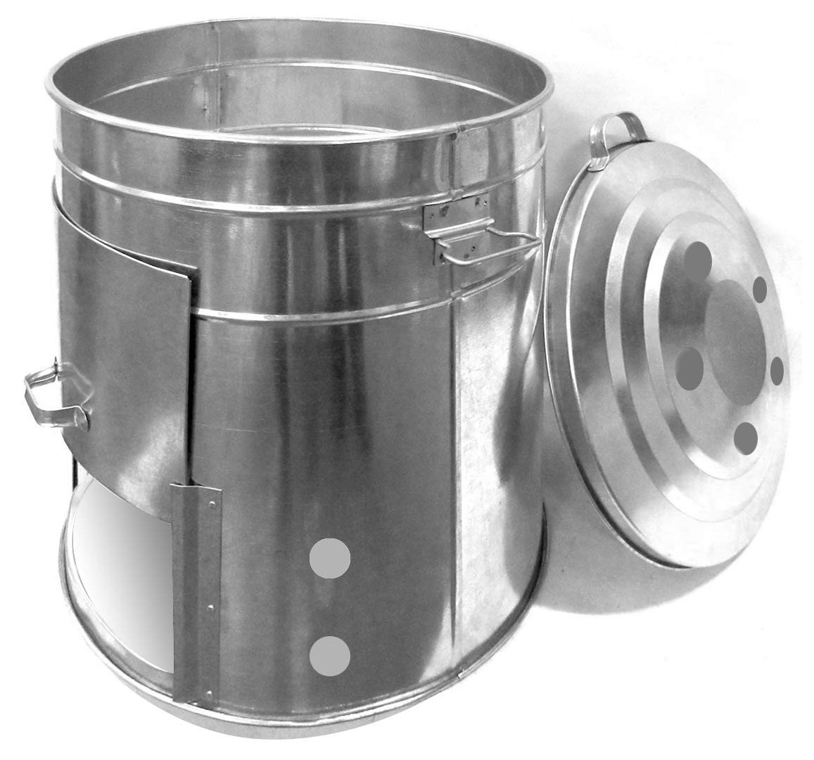 Kompostownik z ocynkowanej blachy, 120 l