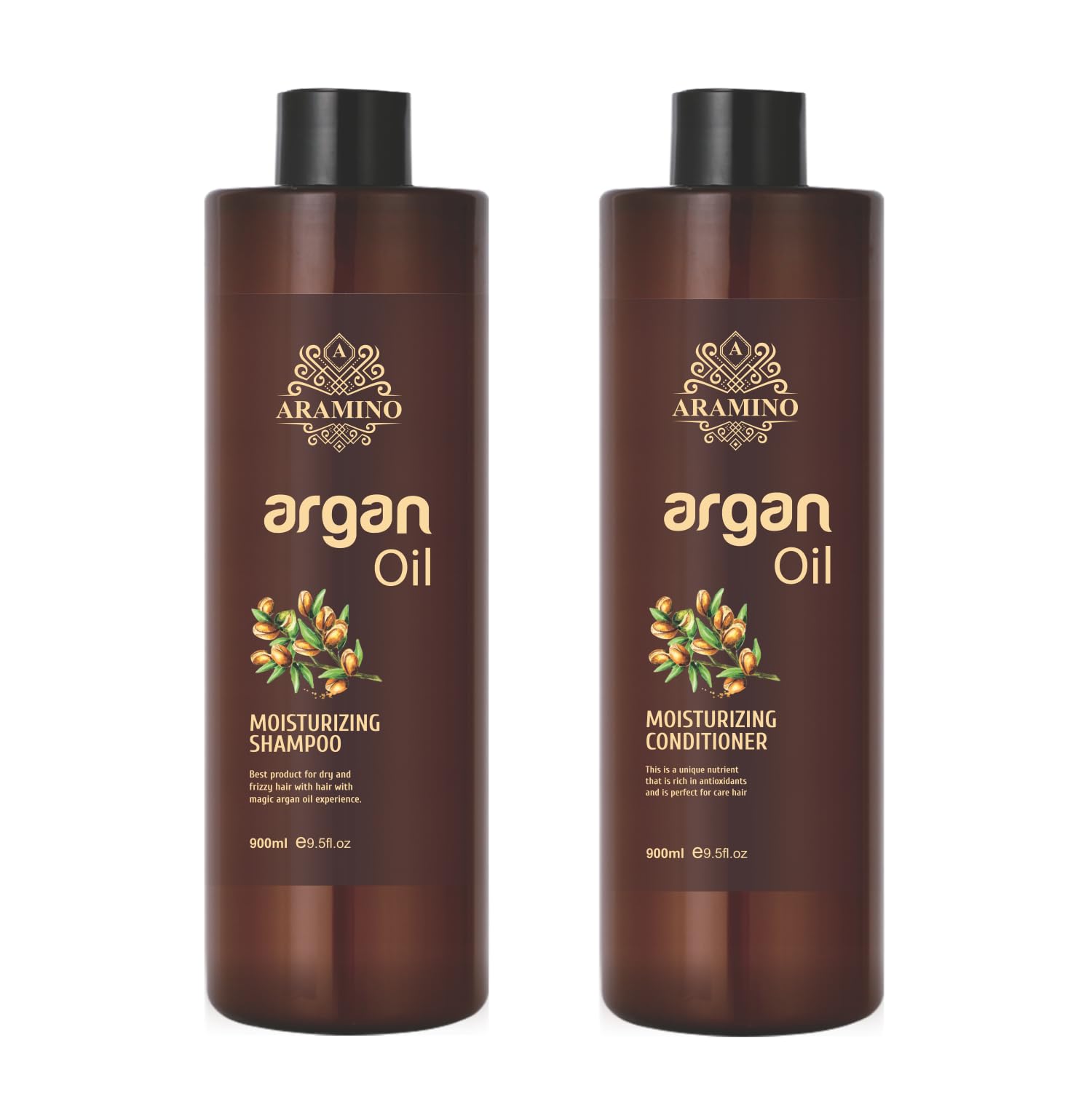 Argan Oil Moisturizing For Dry & Frizzy Hair (Shampoo and Conditioner 900 ML Set of 2)