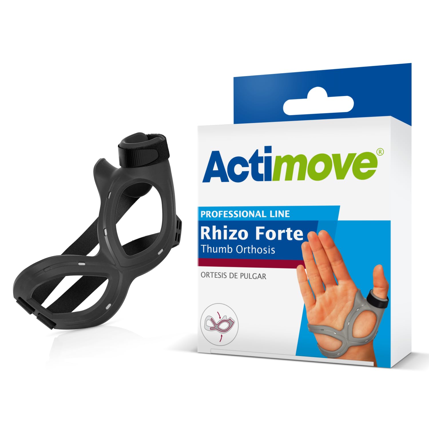 Actimove Rhizo Forte, S 6,8-8 cm, weiß/grau/rot | Packung (1