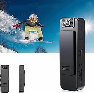YODAOLI 2023 NEW HD 1080P Noise Reduction Camera, Mini Body Camera Video Recorder, Portable Wearable Video Recorder, Rotatable Lens Camera (Black (WIFI Model))