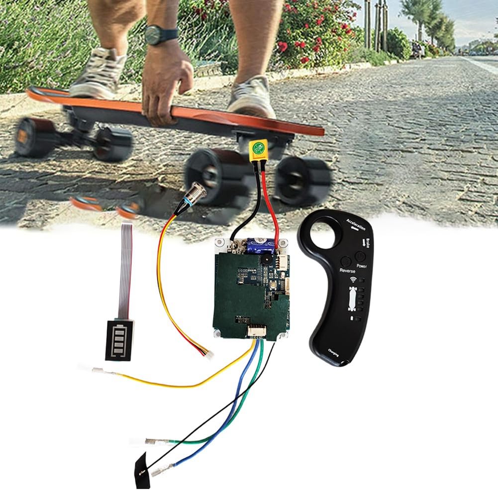 Elektryczna deskorolka 4 koła Longboard ESC zestaw 10S 36V pojedynczy napęd sterowanie płyta główna z pilotem do DIY deskorolka