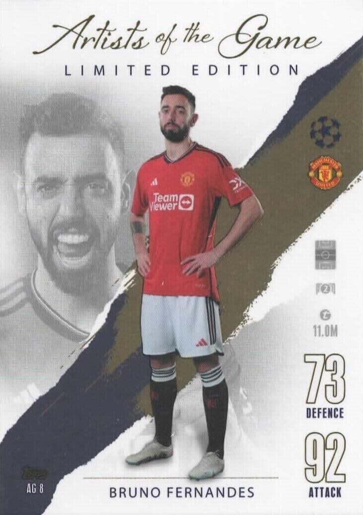 Panini Treble Bruno Fernandes 75枚限定 カード JUST IN: We've acquired Bruno Fernandes' actual captain's armband