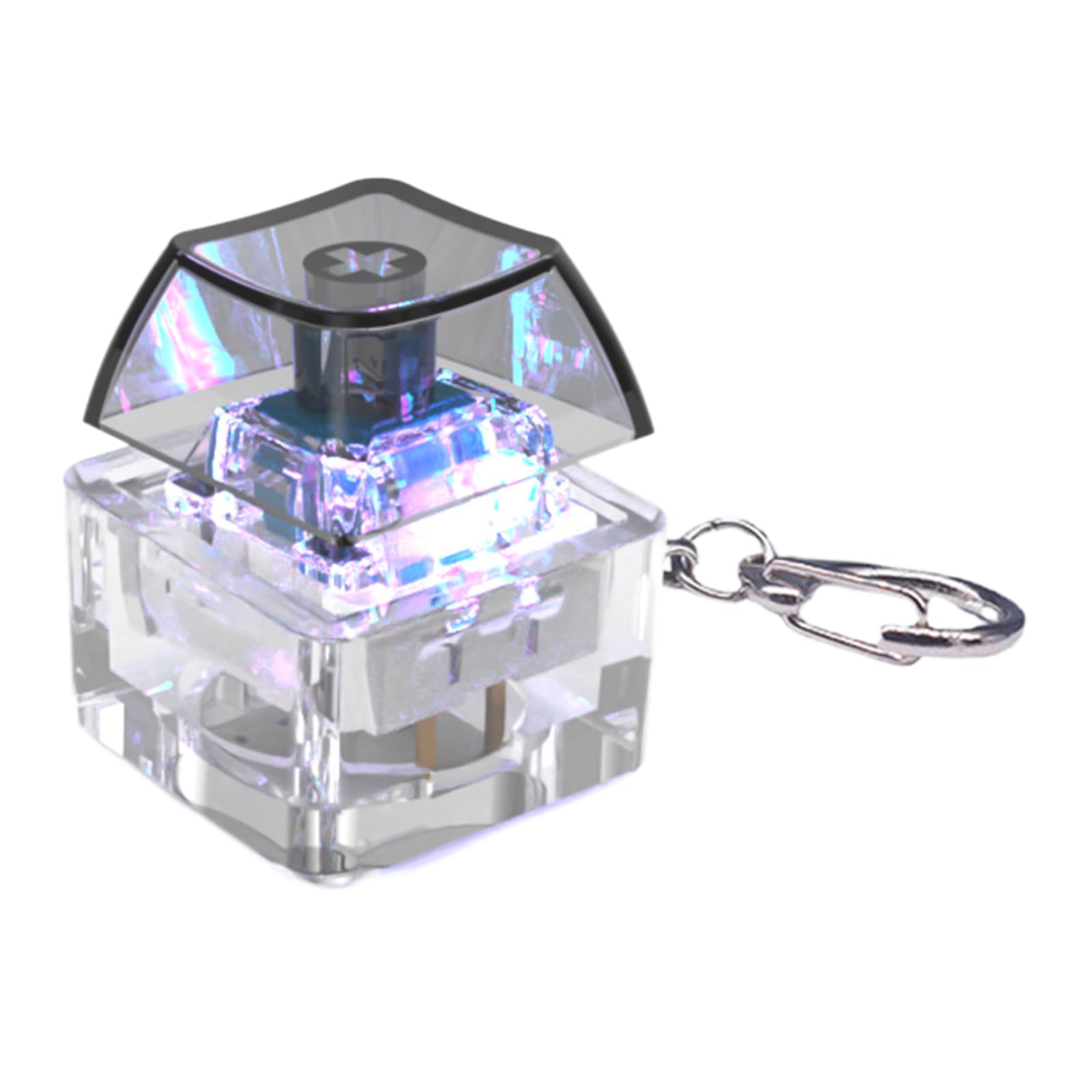 Maxtonser 1-Key Keycap Tester Keyboard Clicks Toy With LED Lights Keyboard Clicks For Stress Relief And Focusing Enhancement
