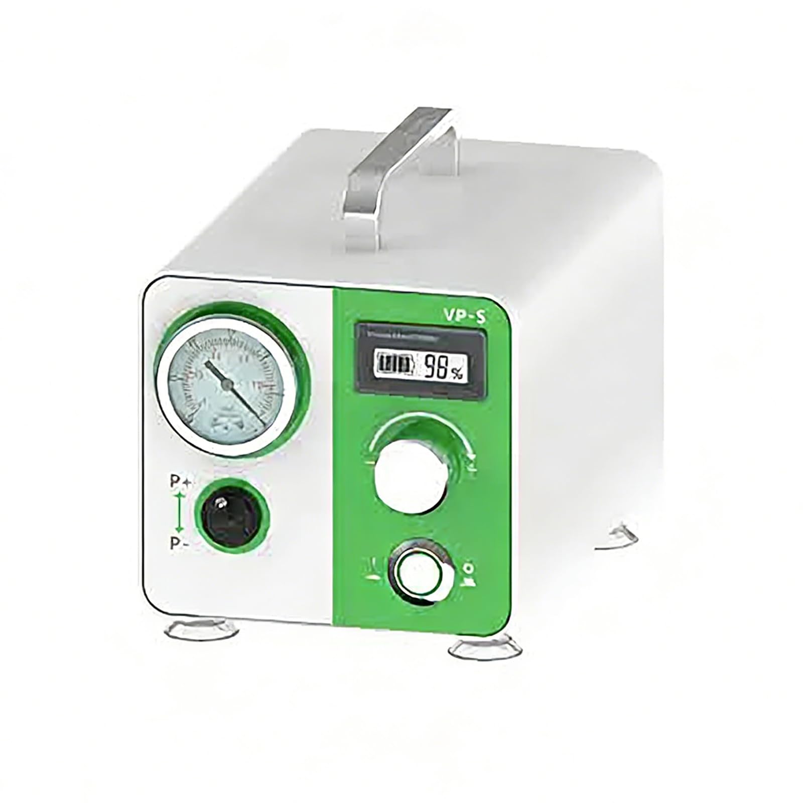 Bomba de vacío de Laboratorio, Bomba de filtración al vacío sin Aceite, caudal de 0-12 L/min con presión Positiva (150 KPa), presión Negativa (-75 KPa), para filtración de líquidos (S)