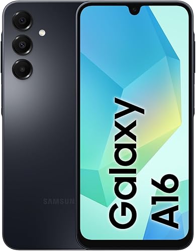 Samsung Galaxy A16 4G LTE (128 GB + 4 GB) Modelo internacional SM-A165FDS desbloqueado de fábrica, 6.7 pulgadas, doble SIM, cámara triple de 50 MP