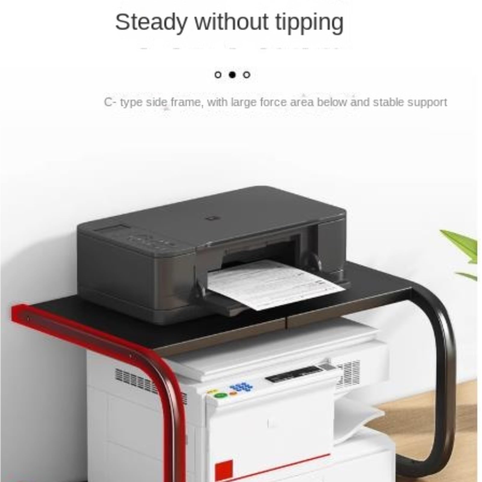 Tavolo per Stampante Supporto for Stampante, da Tavolo, for Fotocopiatrice, Contenitore Multifunzionale Supporto per Stampante