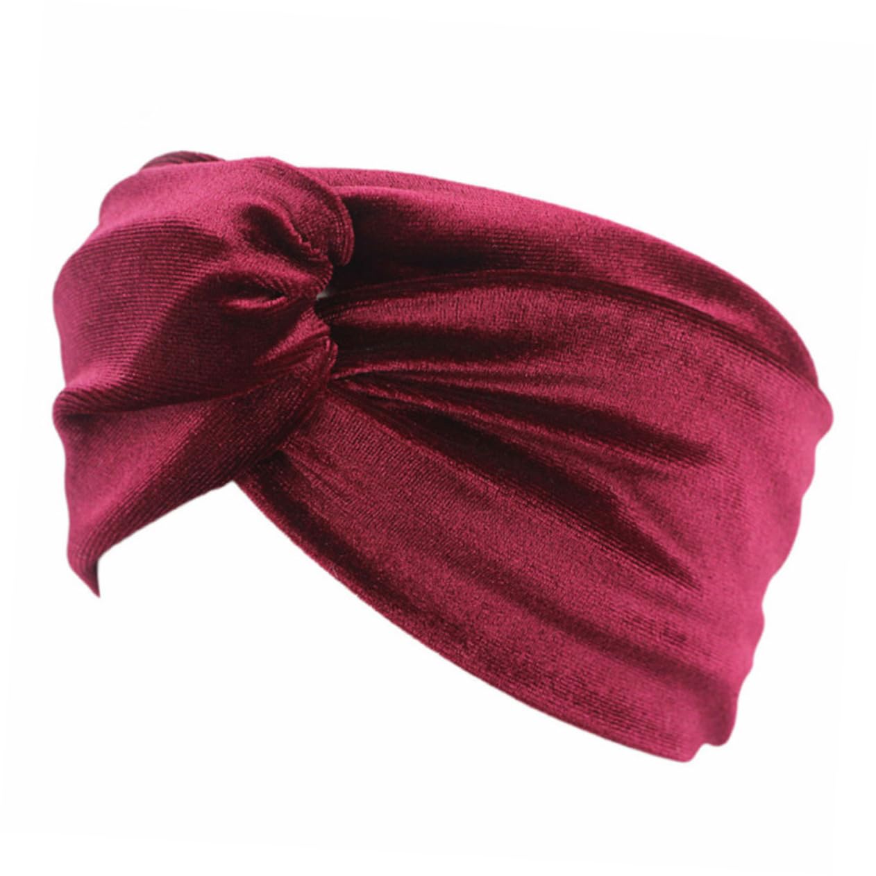 FRCOLOR 9piezas Diademas Elásticas Para Mujer Ajustables Negro Azul y Vino Para Deportes y Uso Diario