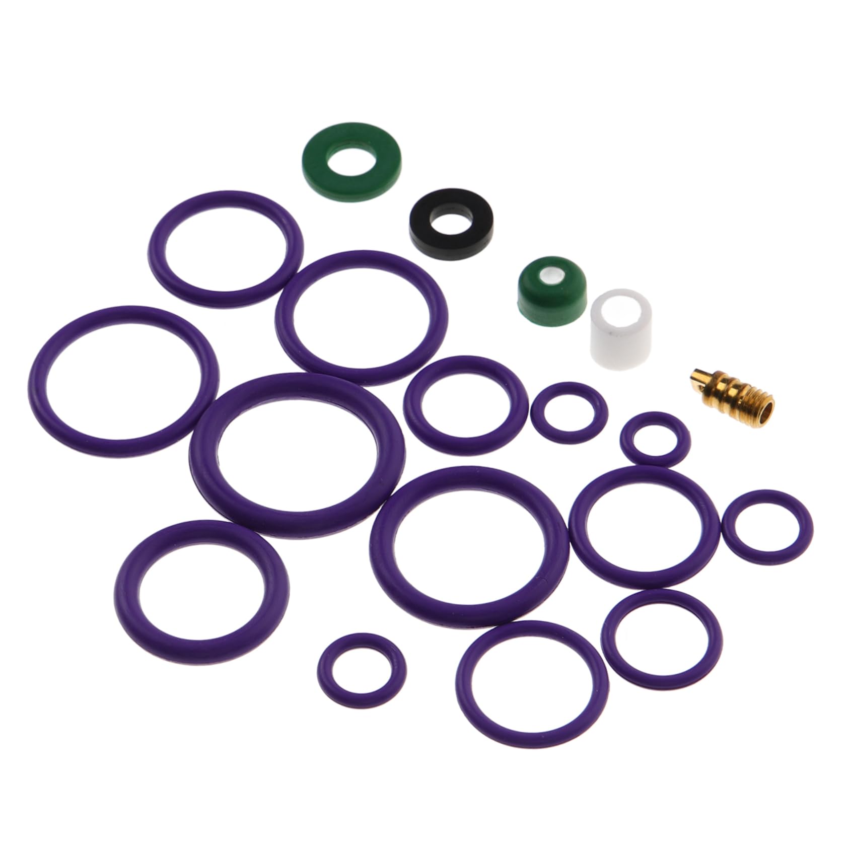 PRETYZOOM 4 Set Anello in Gomma Per Climatizzatore Guarnizione Di Tenuta Anelli Del Condizionatore D'aria Dell'auto Condizionata Perdere Richiudere Kit Guarnizioni Ca Gomma Da Cancellare