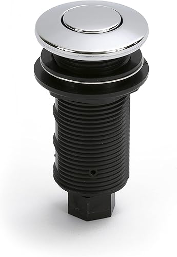 Miniatura 10 de Lew Electric Interruptor de aire y controlador de eliminación de basura con botón (bronce champán)