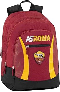 Zaino Scuola ORGANIZZATO 32X43X23 AS Roma - Prodotto Ufficiale 65025