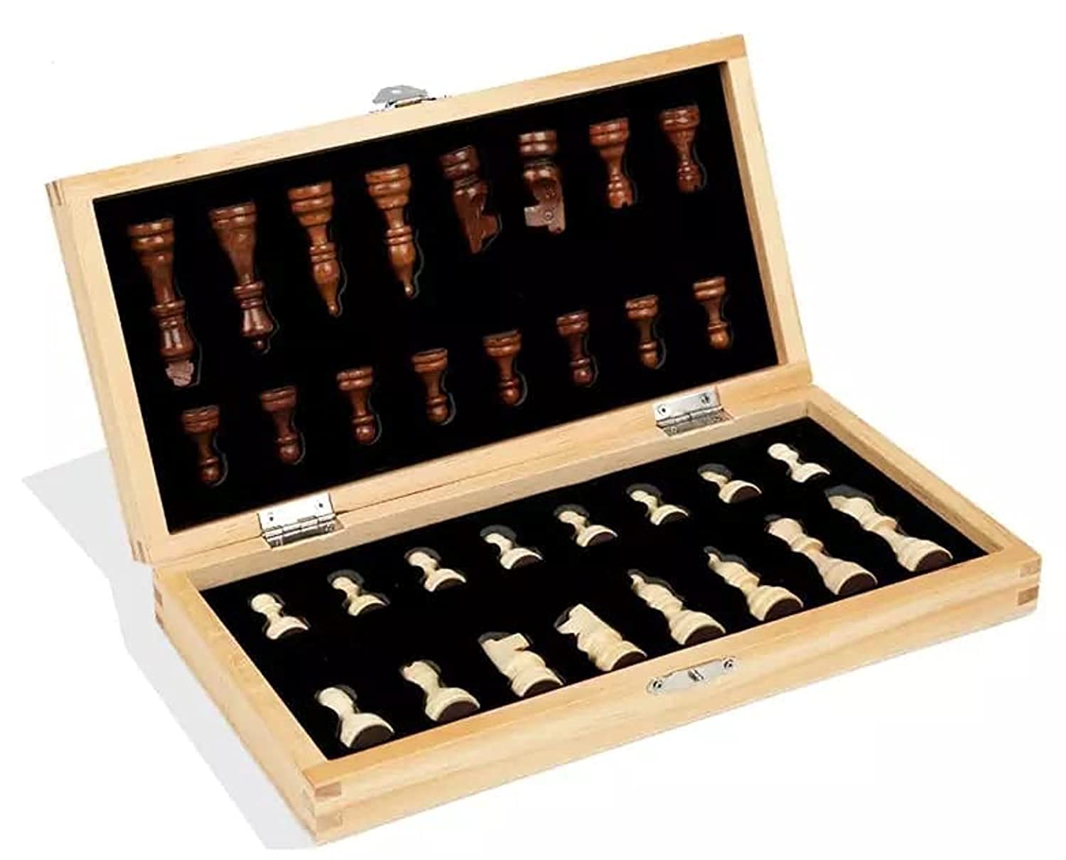 Little Havana chess folding solid wood large portable international chess board children's students and adults