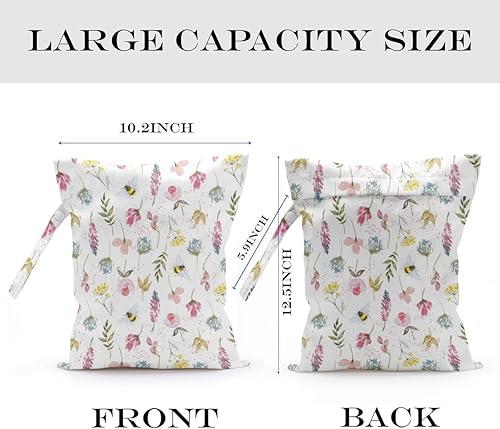 Miniatura 2 de 2 bolsas húmedas, bolsa húmeda para traje de baño, viajes, playa, piscina, pañales, ropa sucia de yoga, gimnasio, artículos de tocador, bolsa de