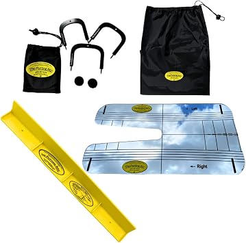 مجموعة مرآة Putting Arc T3 لتدريب الجولف من أجل الدقة والمحاذاة ومسار الضربة وخط العين، مرآة Putting ممتازة للتدريبات والتمارين