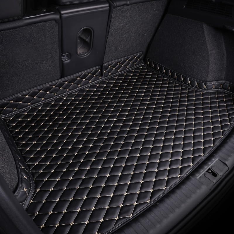 Leather Car Boot Mat for Infiniti G37 Sedan (V36) 2008-2009, Rear Trunk Liner Cargo Car Boot Liner Protector Anti Scratch Anti Slip Protector Pad Accessories,B