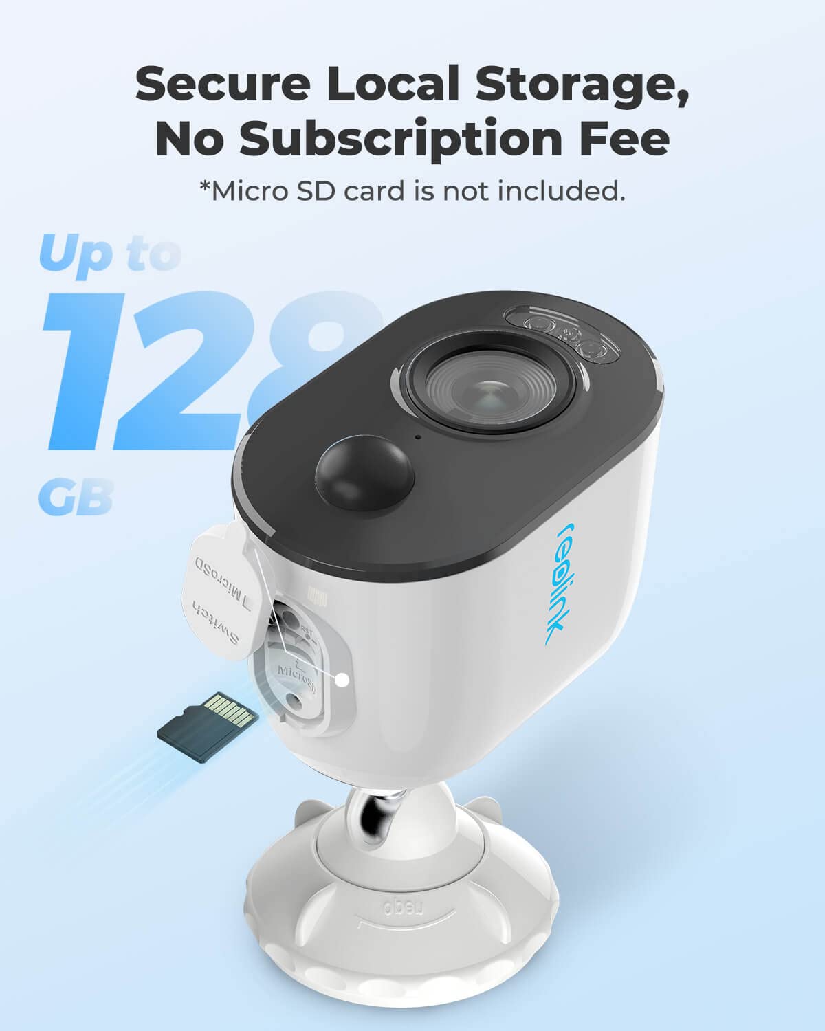 Solar Panel Reolink Argus Nas SD Card REOLINK Security Camera