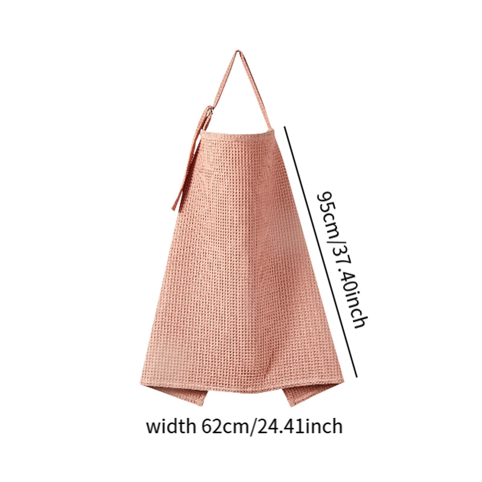 DYNWAVE Nursing Cover for Women Full Coverage Scarf Lightweight Wrap Summer Multiuse Privacy Screen Breastfeeding Cover Nursing Apron, Coral