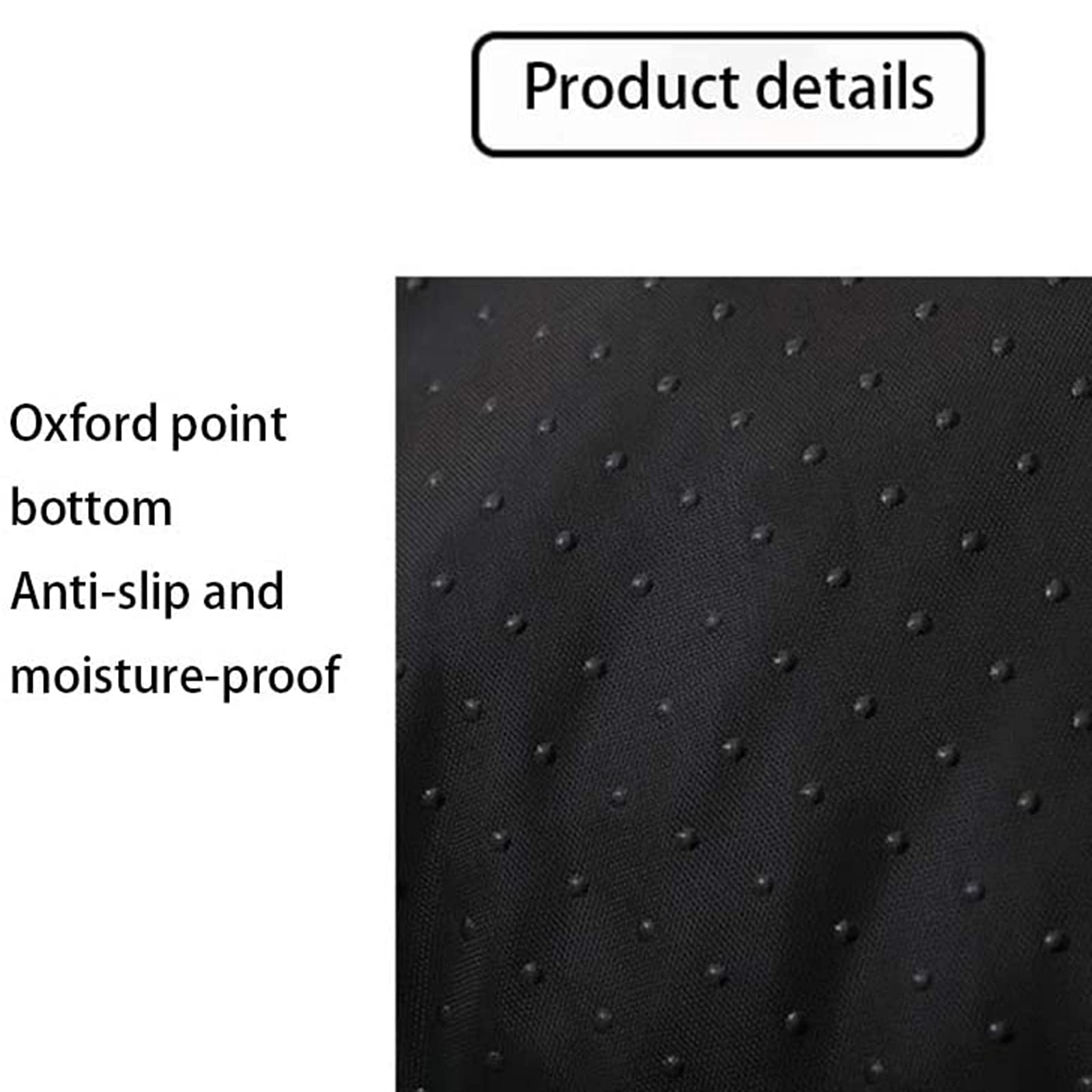 Grand Panier Chien,Tapis Chien Antidérapant,Panier Chat Moelleux De Chaud,Carré Dehoussable Lavage Facile,pour Chien Grande Taille Ou Chat,Dark Gray,L (66 * 56 * 18)