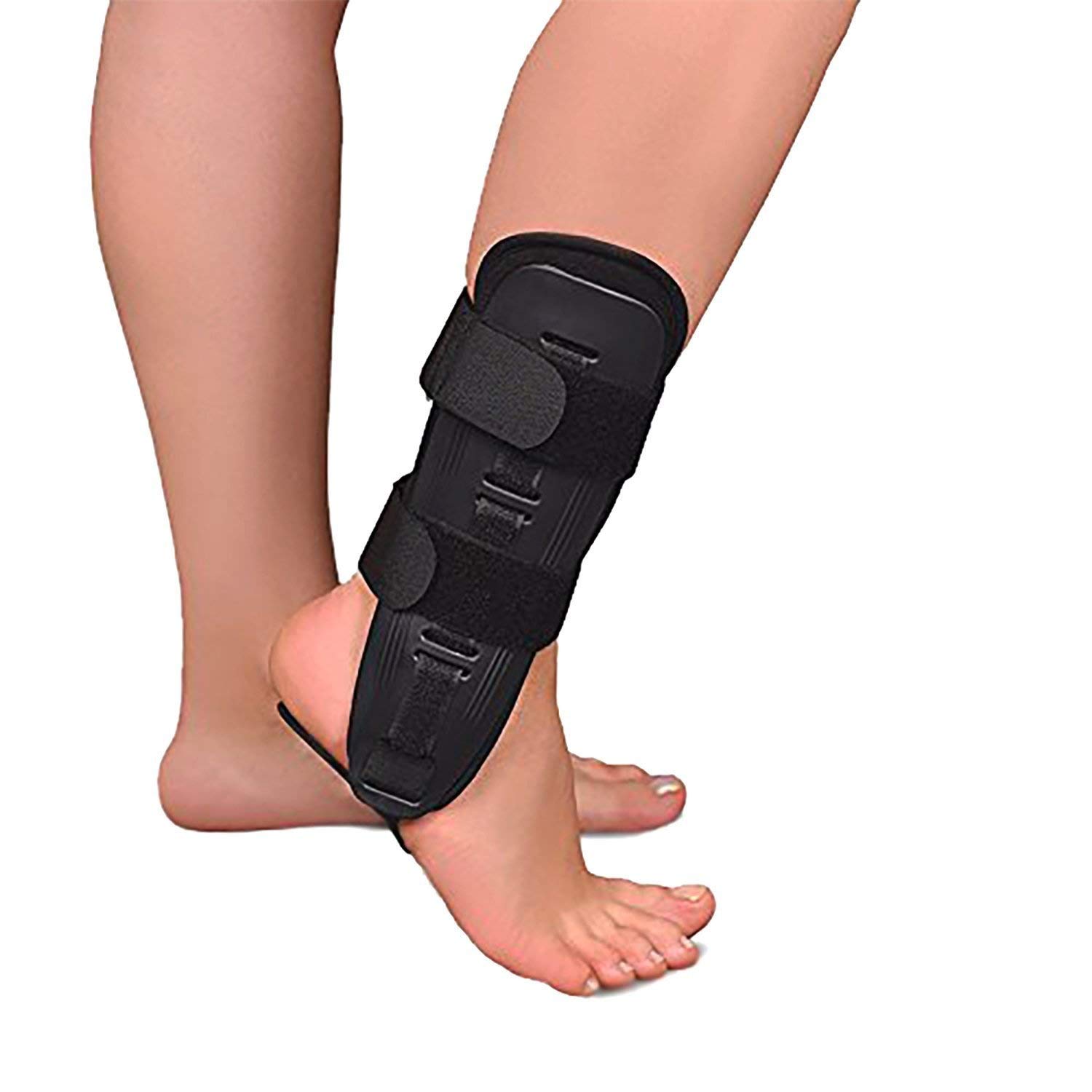 krikish Universal Ankle Splint Support Brace | Adjustable Strap for Sprain, Pain Relief, Sports Injury, Unisex Fit