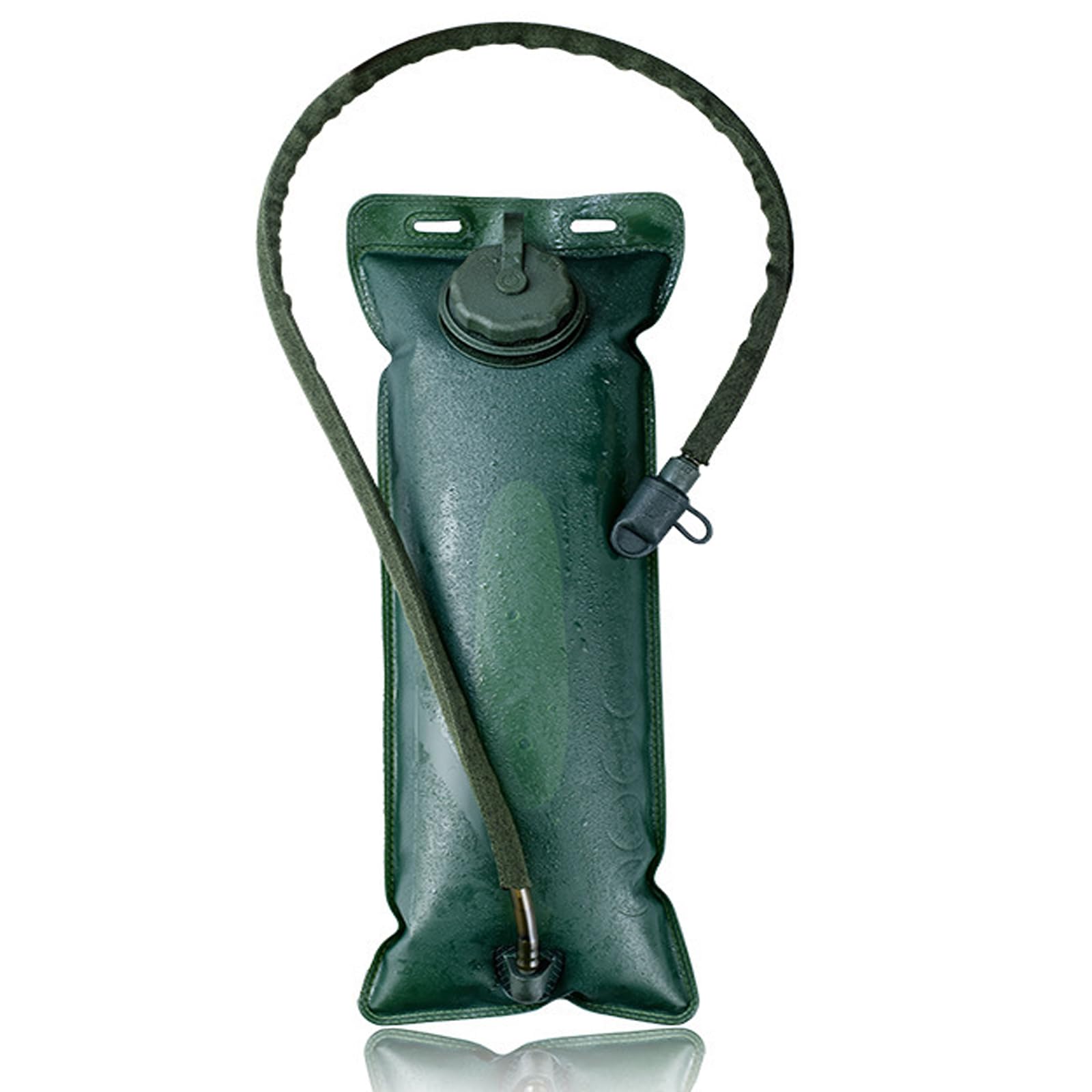 2L Bolsa de Agua Portátil, sin BPA, antibacteriana, con Doble Cierre de Agua y Manguera de hidratación Resistente, Mochila, Senderismo, Actividades al Aire Libre y Deportes