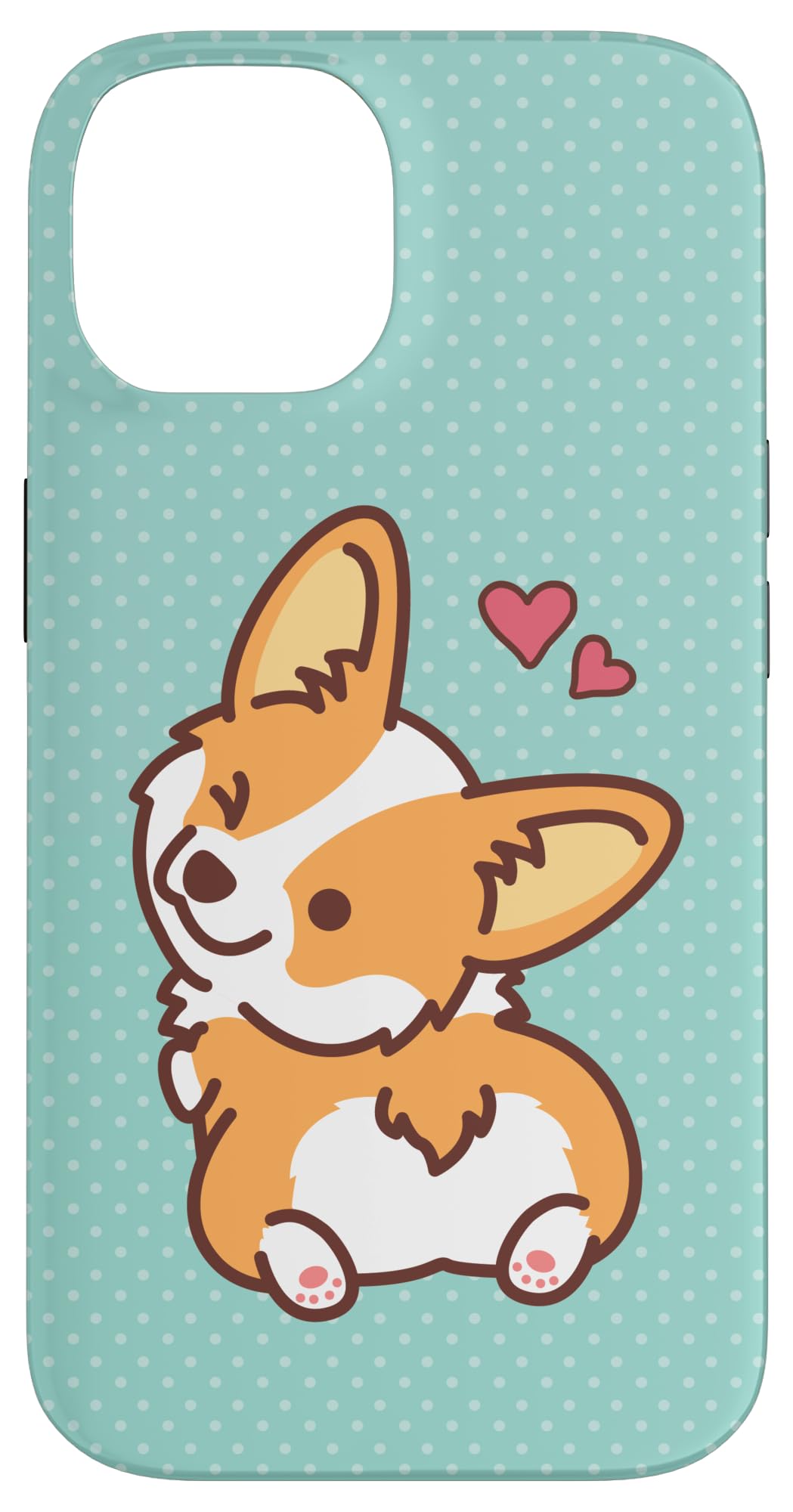 Funny Cute Kawaii Corgi Butt Lover Case for iPhone 14