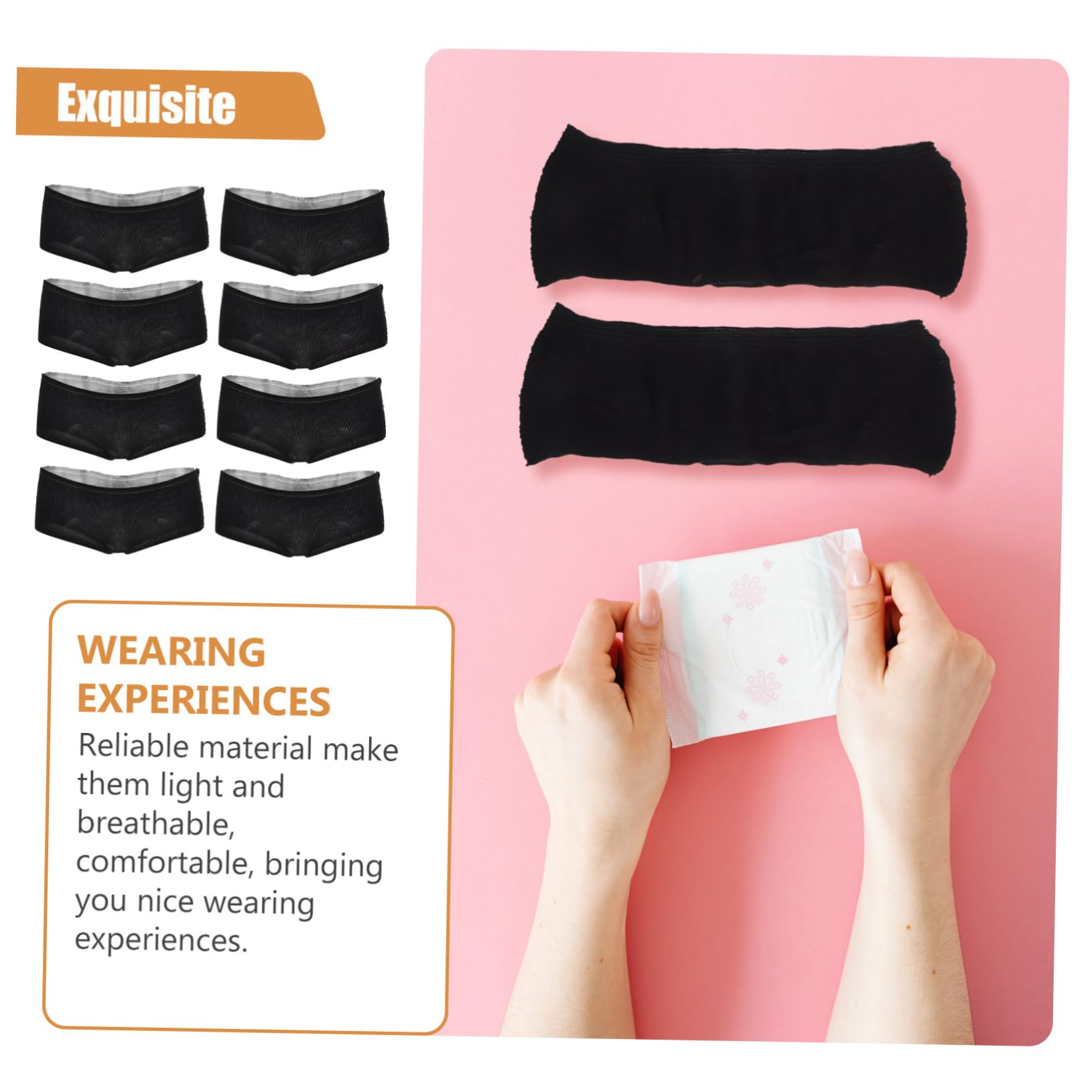 FRCOLOR Uds Ropa Interior Para El Cuidado De La Maternidad Bragas De Período Para Niñas Bragas Posparto Para Mujeres Ropa Interior Menstrual Calzoncillos De Malla Transpirable