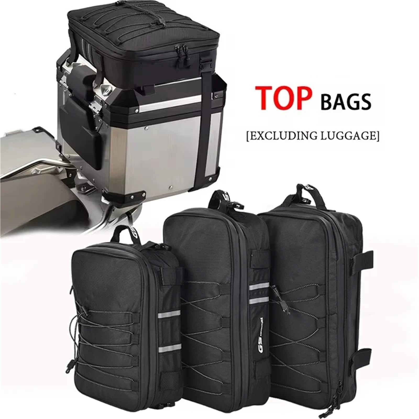 Bagaż motocyklowy torba Saddlebag Top Bag dla BMW R1250GS Motocykl Boczny kufer Sakwy Bagaż Tylny bagażnik Torba(3 bags - a set)