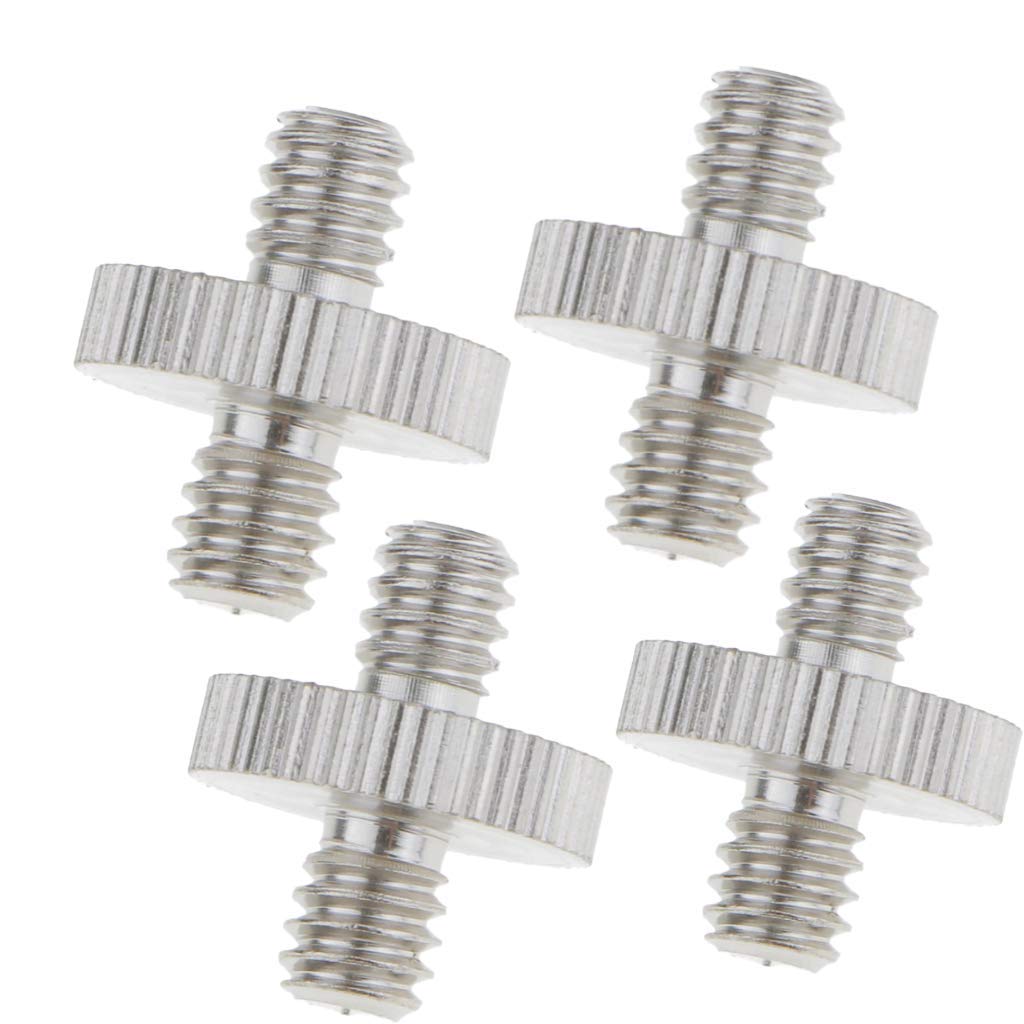 Hanumex® 1/4" Male to 1/4" Male Camera Screw Adapter for DSLR Tripod Mount Holder Monopod Ball Head Quick Release Plate Flash Light Stand-(Pack of 4) (B09SF3N5GP) Amazon Price History, Amazon Price Tracker