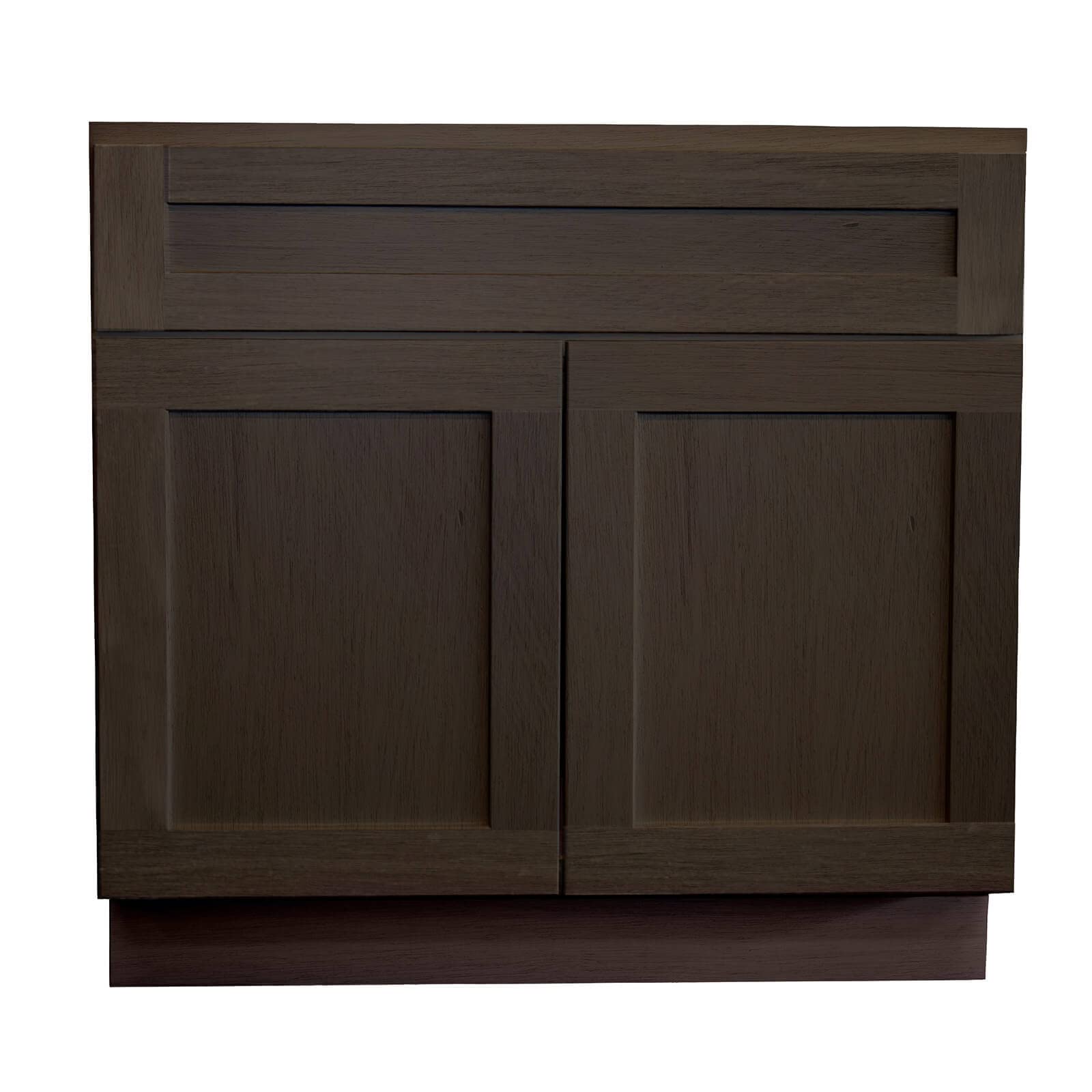 Craftline Ready to Assemble Shaker Vanity Cabinet (Molasses) (Sink Base Vanity Cabinet, 24 Inch x 21 Inch x 34-1/2 Inch)