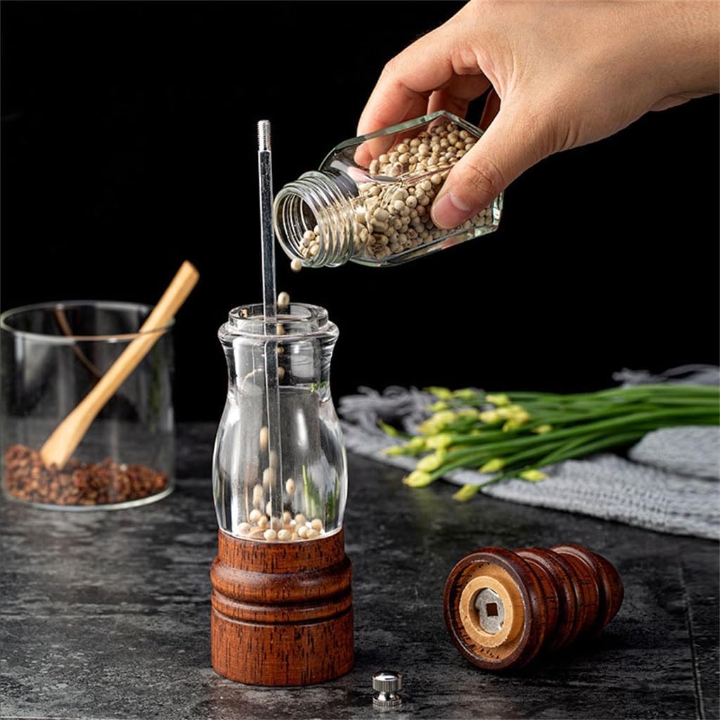 Household Manual Sea Salt and Chili Powder Grinder